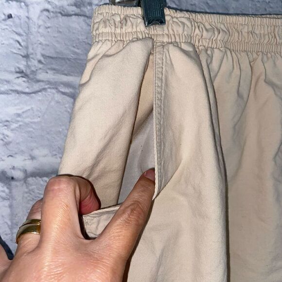 Classic elements 100% cotton embroidered pull on capri pants sz L 14/16 - Picture 7 of 10